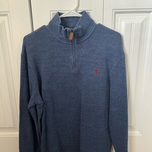 Polo by Ralph Lauren Blue Zip Up Sweater